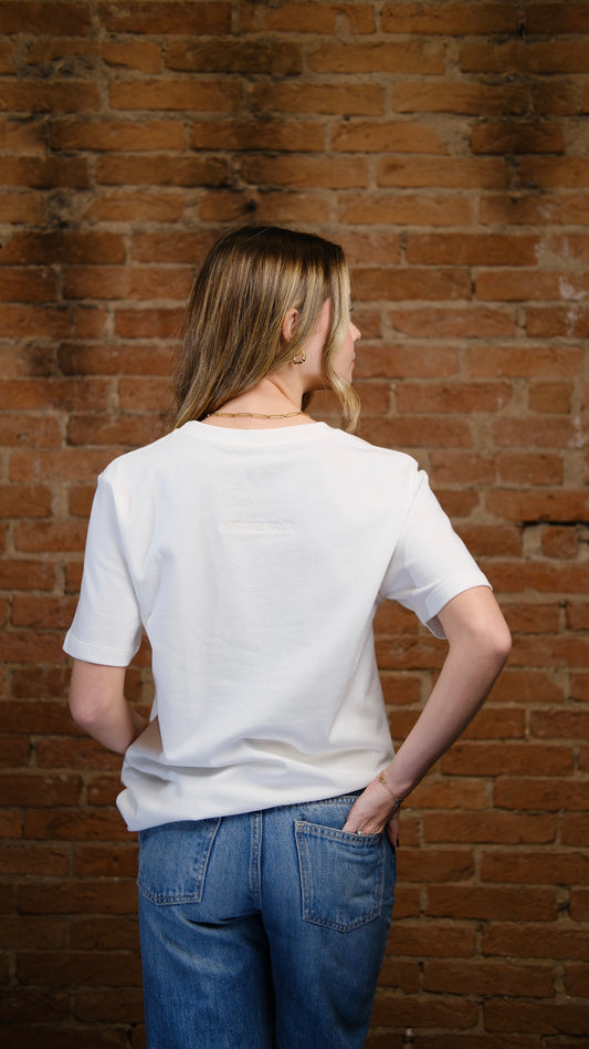 Camiseta Bouteille Verte off-white