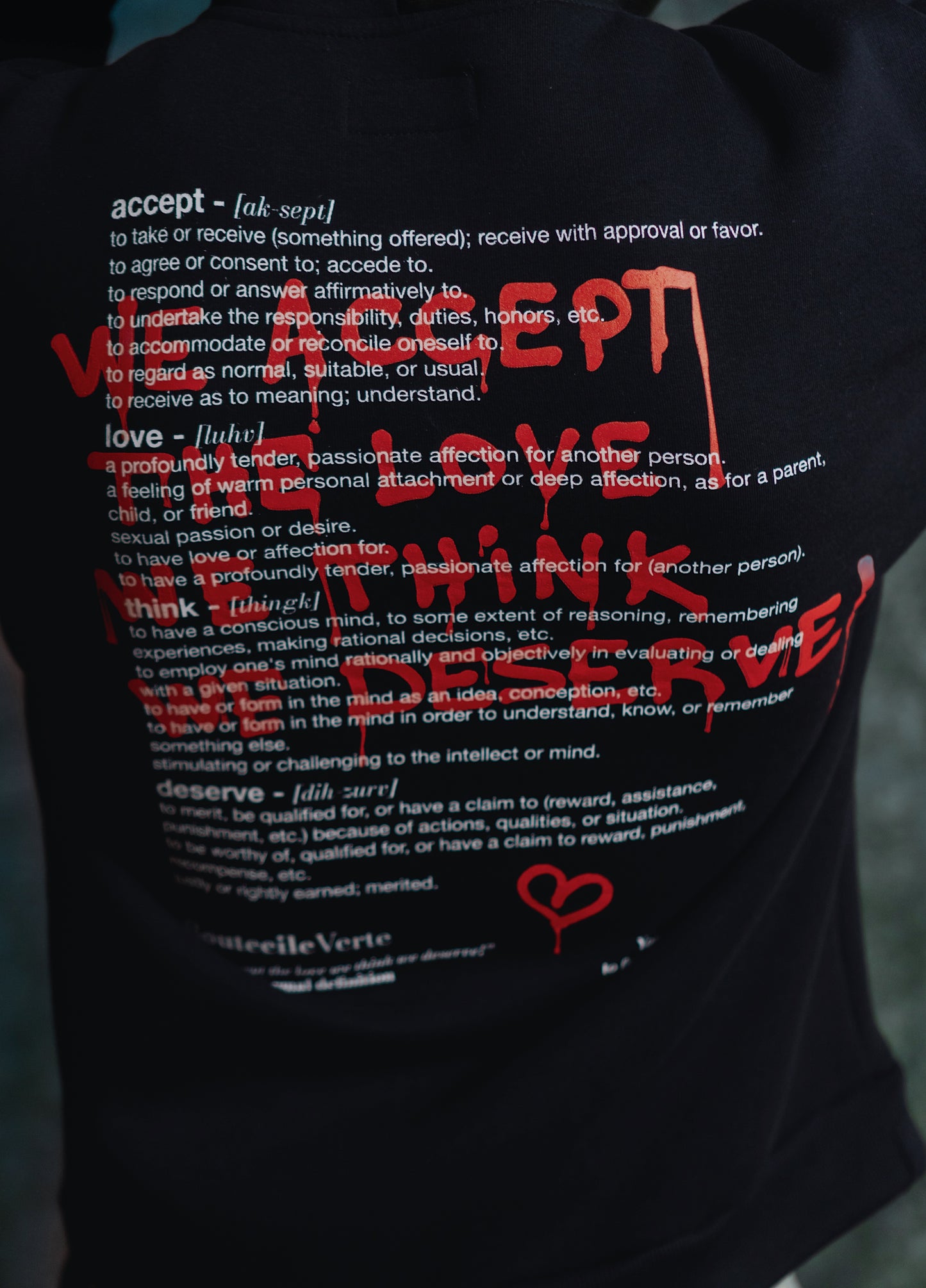 Moletom Accept the Love