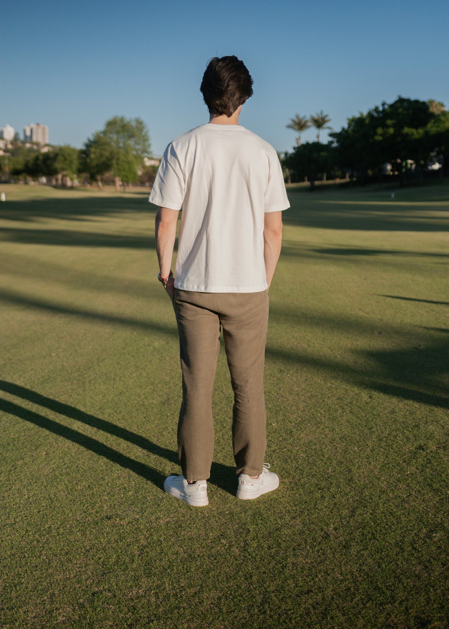 Camiseta C’est la vie off-white