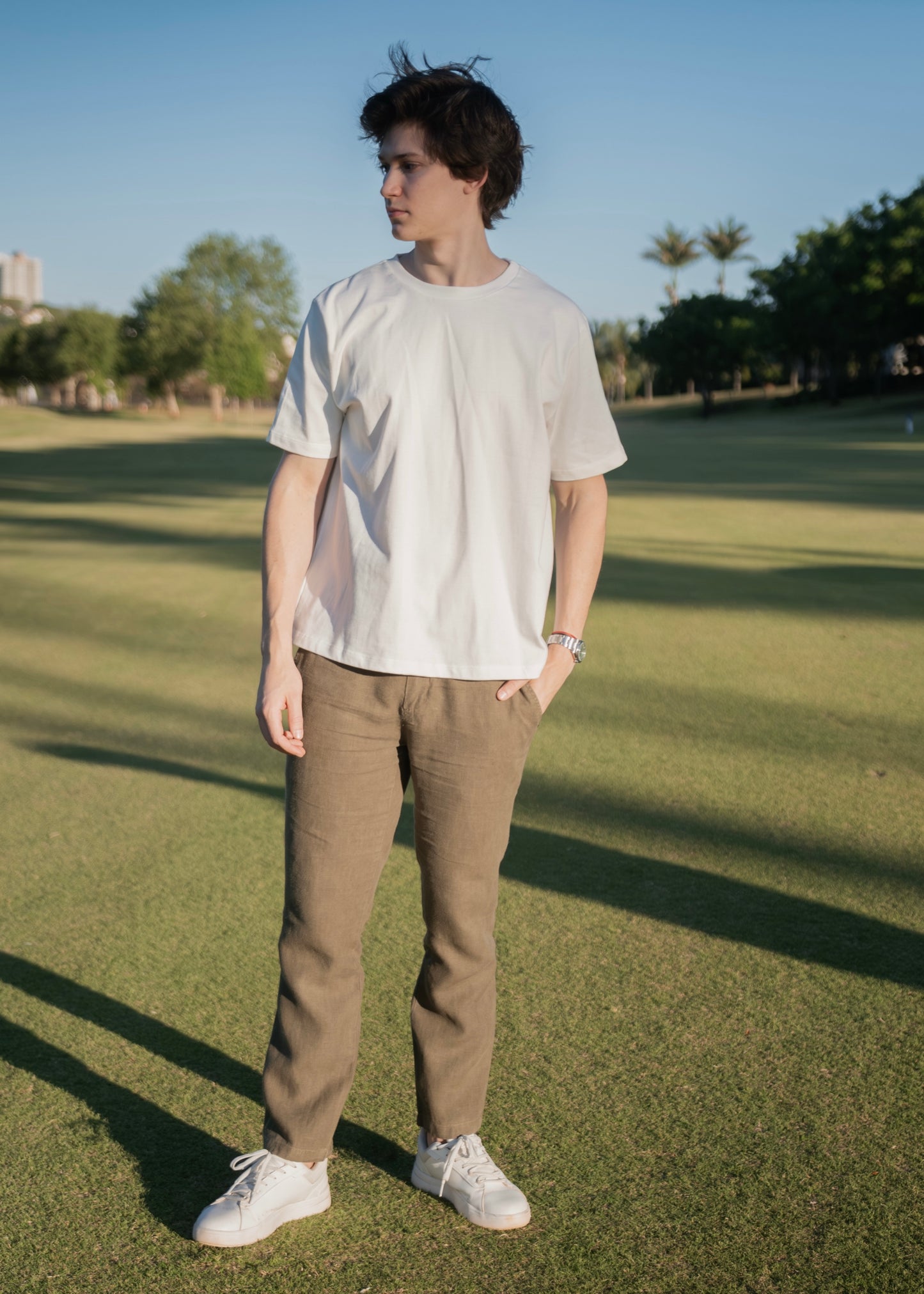 Camiseta Bouteille Verte off-white