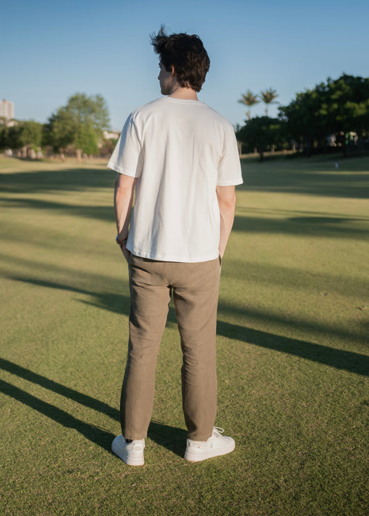 Camiseta Bouteille Verte off-white
