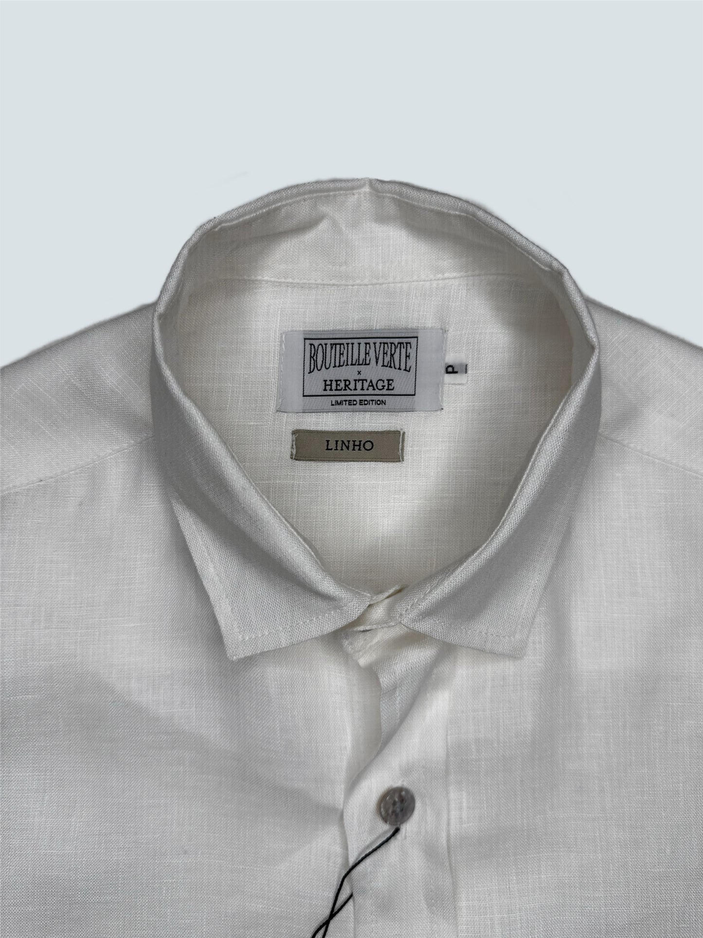 Pearl White Linen Shirt